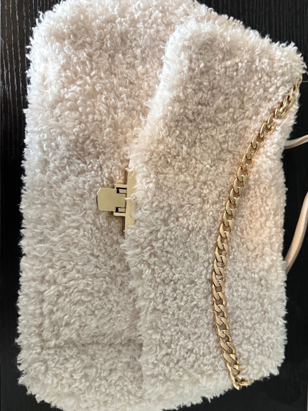 A New Day Faux Fur/Sherpa Crossbody women’s Bag